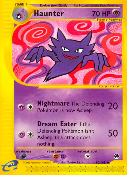 Haunter (80/165) [Expedition: Base Set] - Pokemon Single