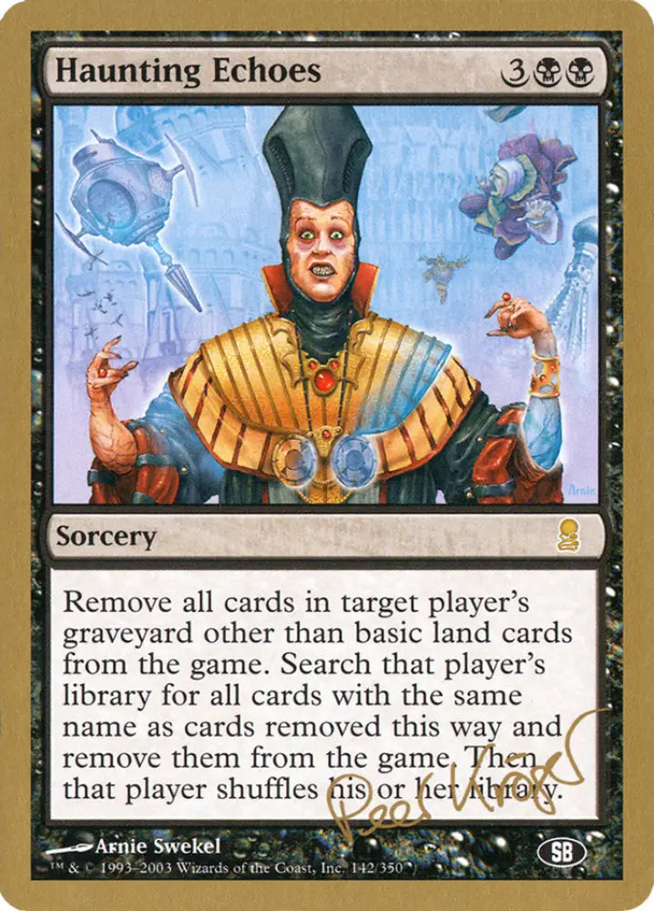 Haunting Echoes (Peer Kroger) (SB) [World Championship Decks 2003] - MTG Single