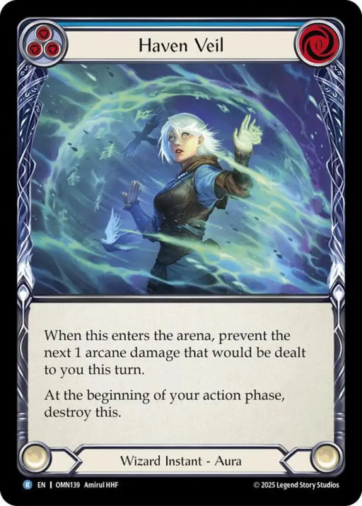 Haven Veil (Blue) (OMN139) [Omens of the Third Age]