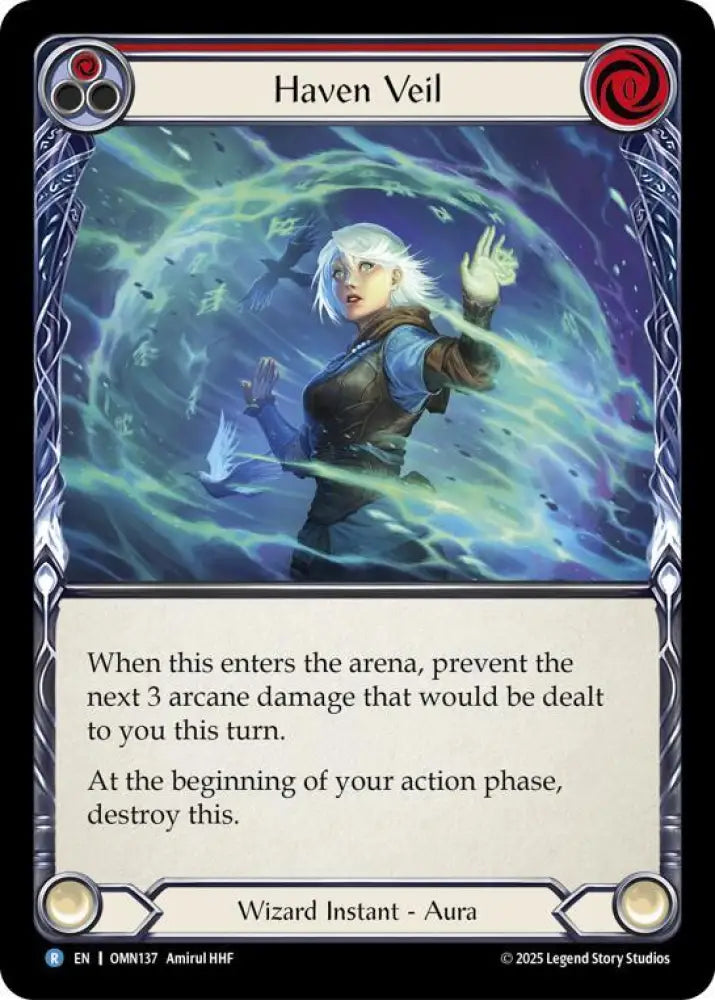 Haven Veil (Red) (OMN137) [Omens of the Third Age]