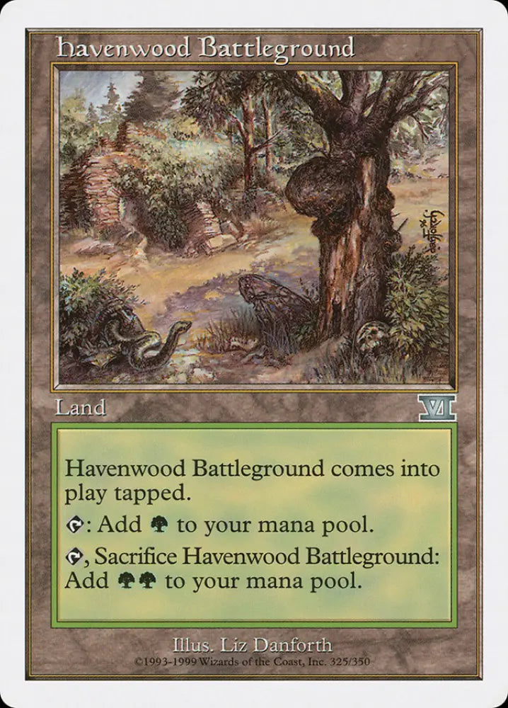Havenwood Battleground [Classic Sixth Edition] - MTG Single