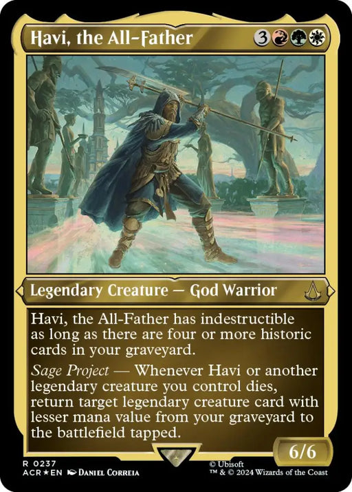 Havi the All-Father (Foil Etched) [Assassin’s Creed] - MTG Single