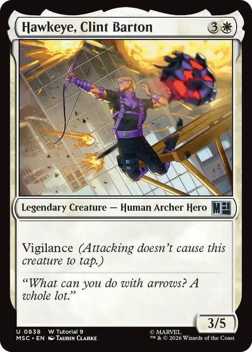 Hawkeye, Clint Barton (0838) [Marvel Super Heroes Commander]
