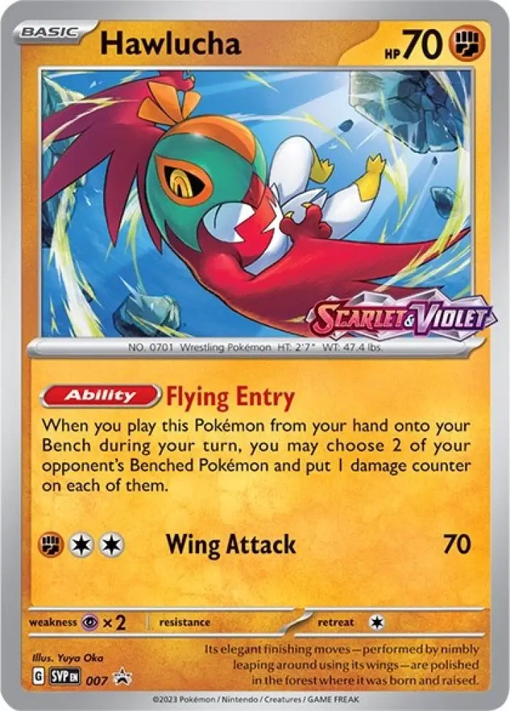 Hawlucha (007) [Scarlet & Violet: Black Star Promos] - Pokemon Single