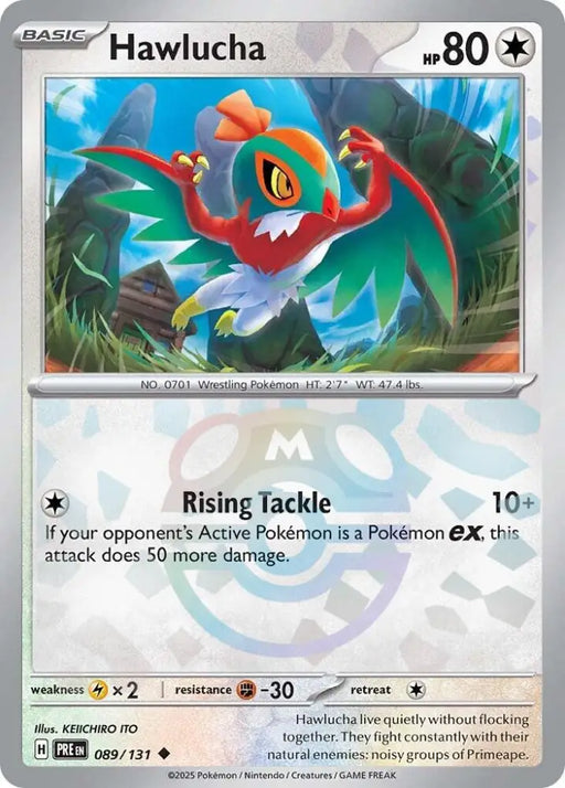 Hawlucha (089/131) (Master Ball Pattern) [Scarlet & Violet: Prismatic Evolutions] - Pokemon Single
