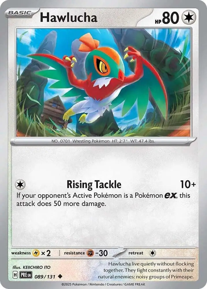 Hawlucha (089/131) [Scarlet & Violet: Prismatic Evolutions] - Pokemon Single