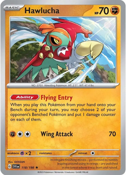 Hawlucha (118/198) [Scarlet & Violet: Base Set] - Pokemon Single