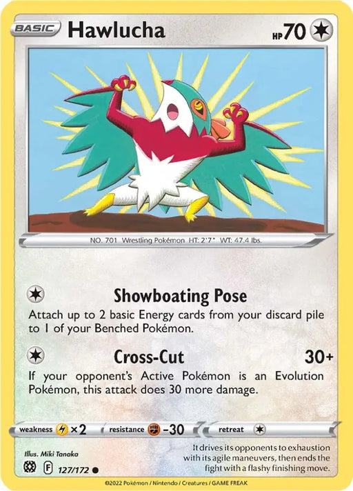 Hawlucha (127/172) [Sword & Shield: Brilliant Stars] - Pokemon Single