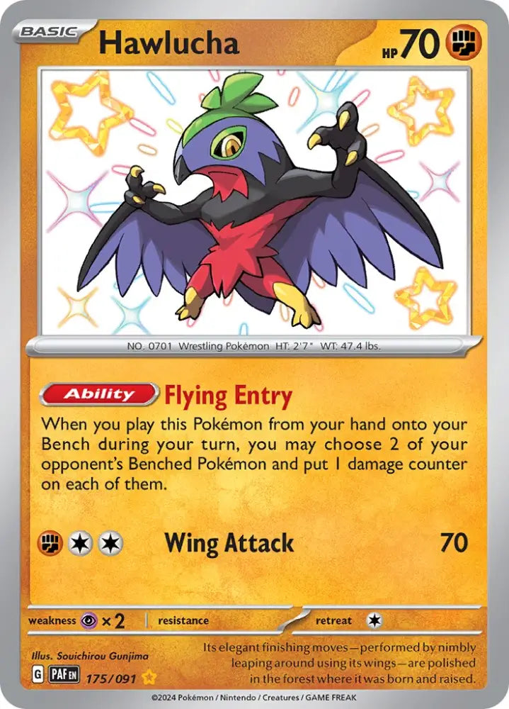 Hawlucha (175/091) [Scarlet & Violet: Paldean Fates] - Pokemon Single