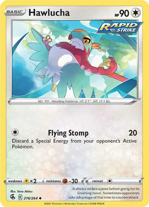 Hawlucha (216/264) [Sword & Shield: Fusion Strike] - Pokemon Single