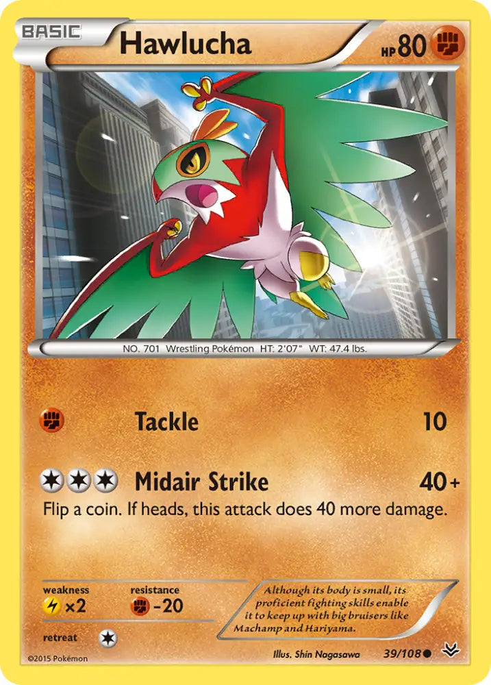 Hawlucha (39/108) [XY: Roaring Skies] - Pokemon Single