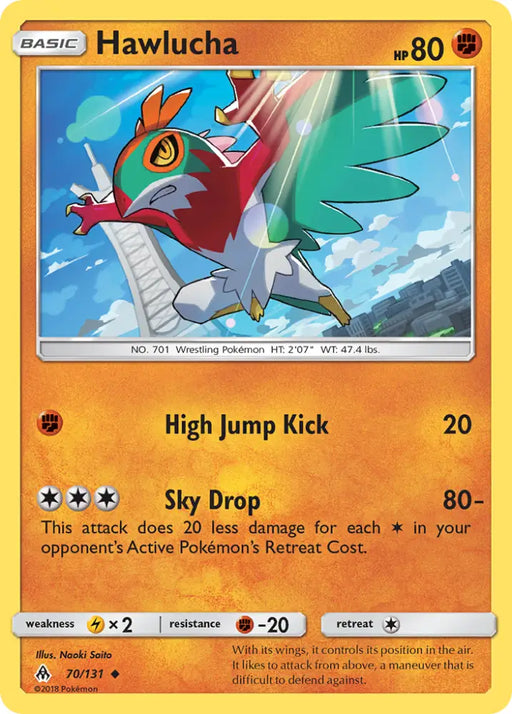 Hawlucha (70/131) [Sun & Moon: Forbidden Light] - Pokemon Single