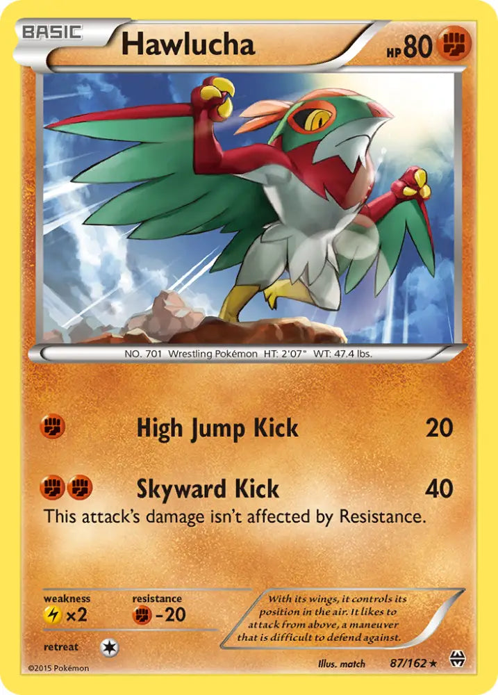 Hawlucha (87/162) [XY: BREAKthrough] - Pokemon Single