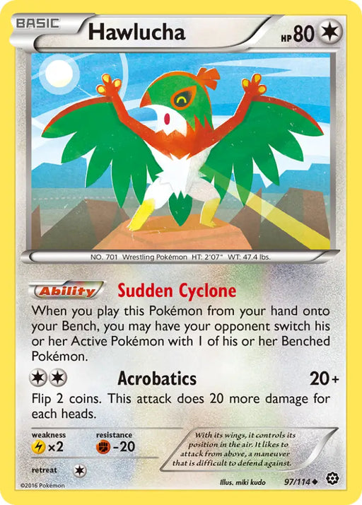 Hawlucha (97/114) [XY: Steam Siege] - Pokemon Single