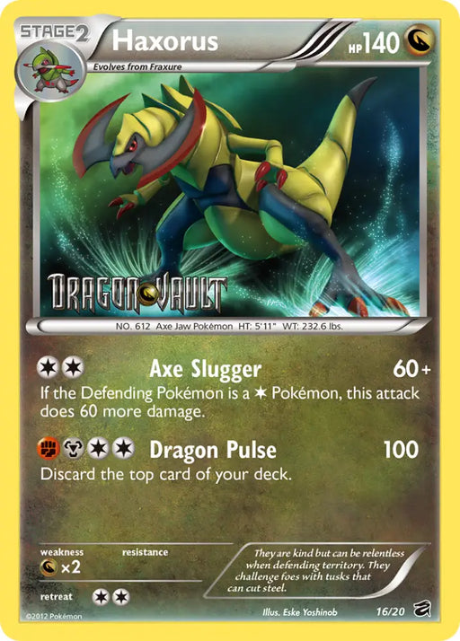 Haxorus (16/20) [Black & White: Dragon Vault] - Pokemon Single
