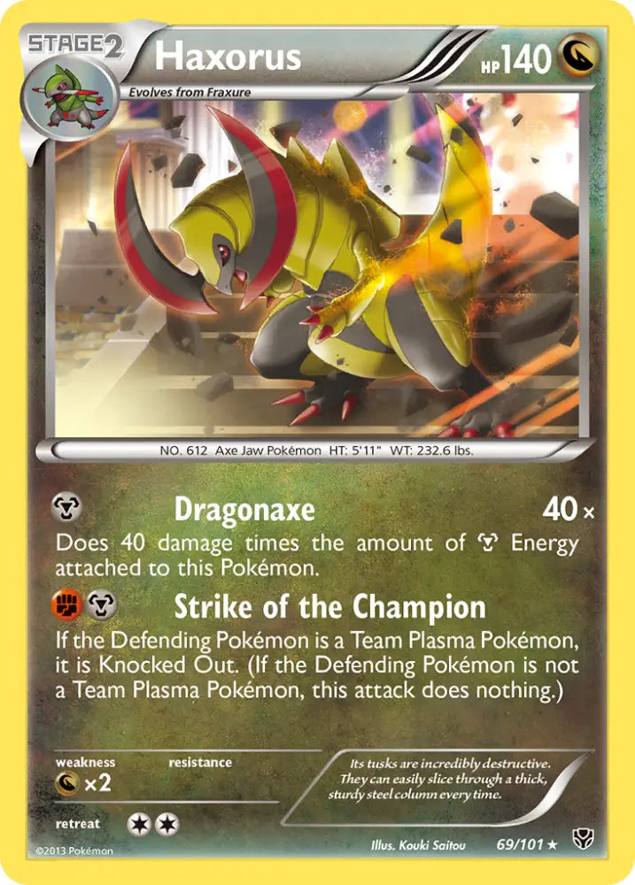 Haxorus (69/101) [Black & White: Plasma Blast] - Pokemon Single