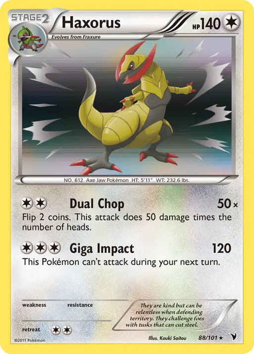 Haxorus (88/101) [Black & White: Noble Victories] - Pokemon Single