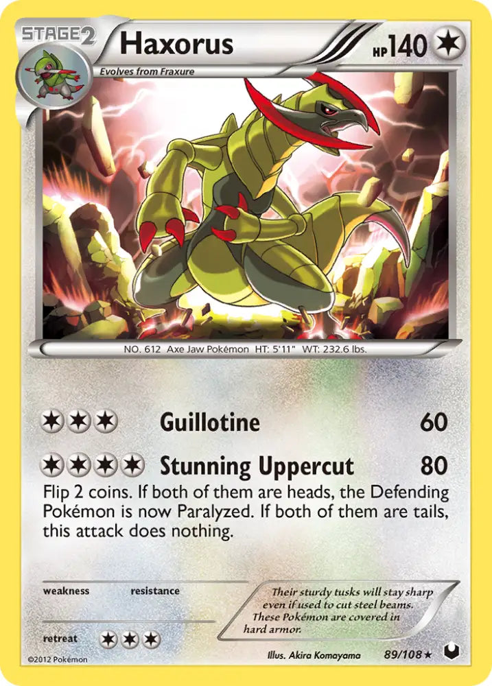 Haxorus (89/108) [Black & White: Dark Explorers] - Pokemon Single