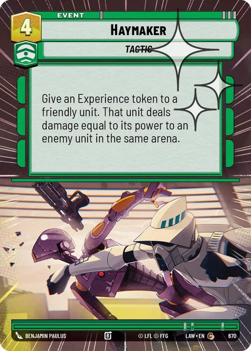 Haymaker (Hyperspace Foil) (670) [A Lawless Time]
