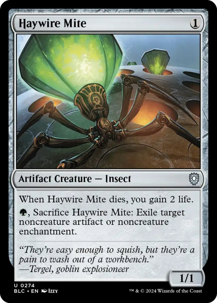 Haywire Mite [Bloomburrow Commander] - MTG Single
