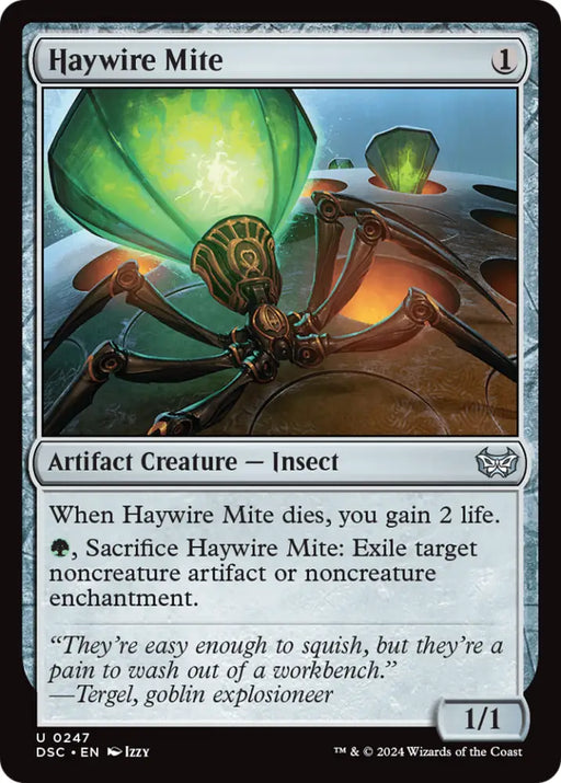 Haywire Mite [Duskmourn: House of Horror Commander] - MTG Single
