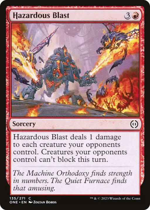 Hazardous Blast [Phyrexia: All Will Be One] - MTG Single