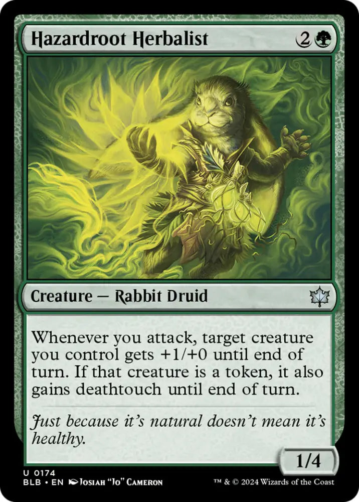 Hazardroot Herbalist [Bloomburrow] - MTG Single