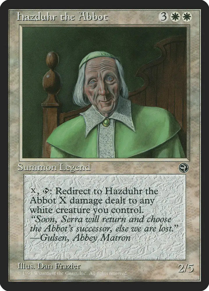 Hazduhr the Abbot [Homelands] - MTG Single