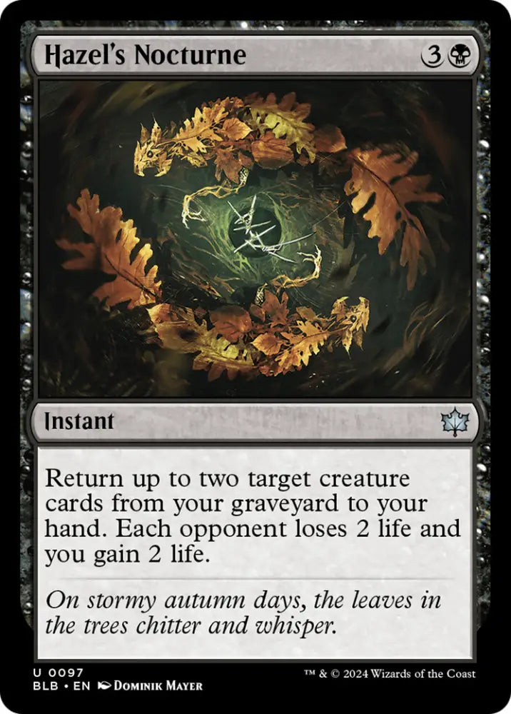Hazel’s Nocturne [Bloomburrow] - MTG Single