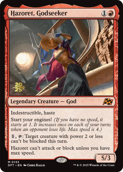 Hazoret Godseeker [Aetherdrift Prerelease Promos] - MTG Single