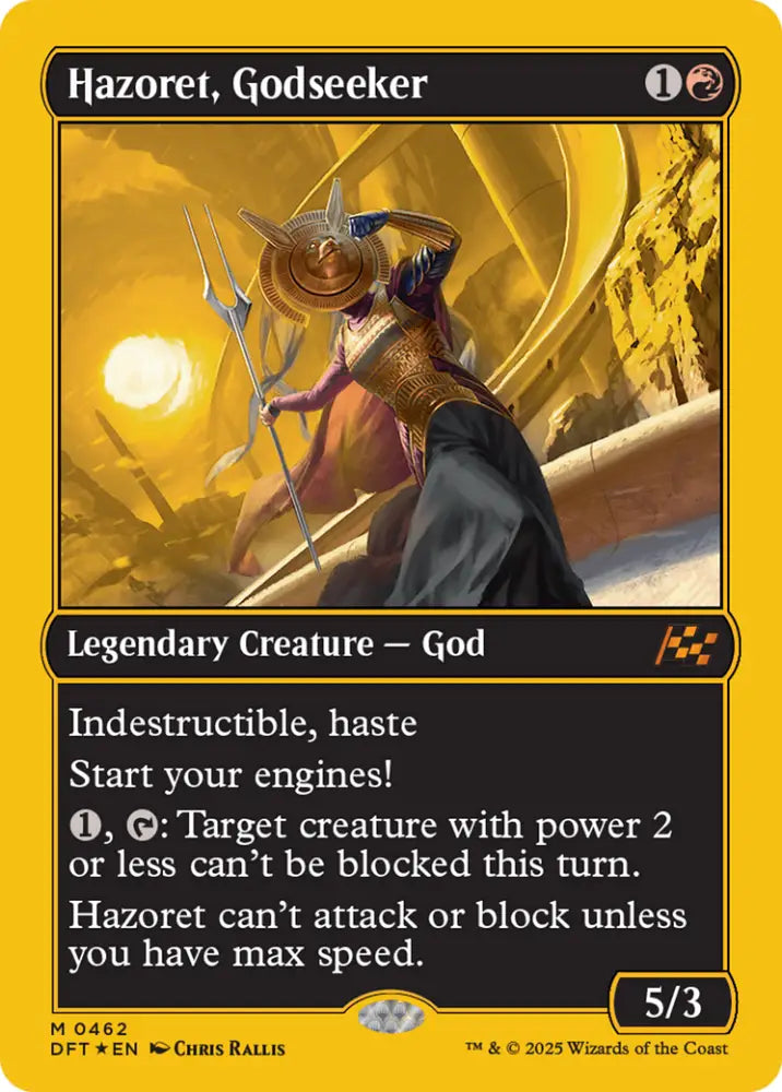 Hazoret Godseeker (First-Place Foil) [Aetherdrift] - MTG Single