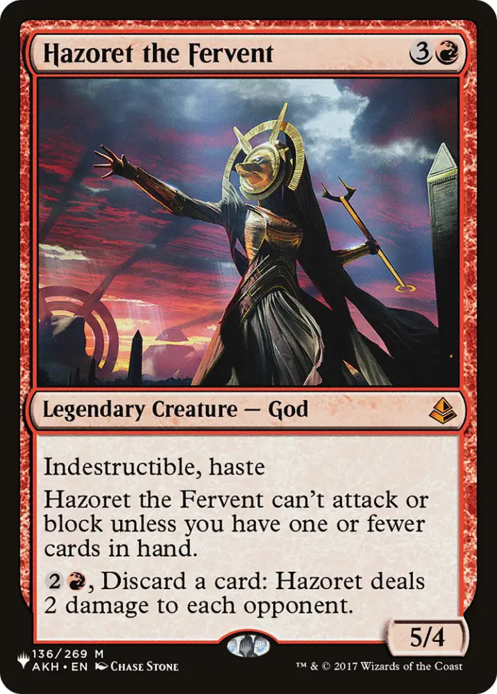 Hazoret the Fervent [The List] - MTG Single