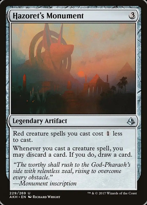 Hazoret’s Monument [Amonkhet] - MTG Single