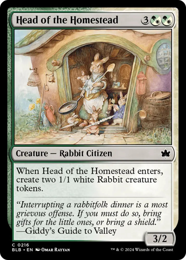 Head of the Homestead [Bloomburrow] - MTG Single