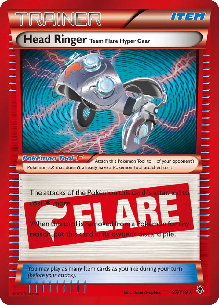 Head Ringer Team Flare Hyper Gear (97/119) [XY: Phantom Forces] - Pokemon Single