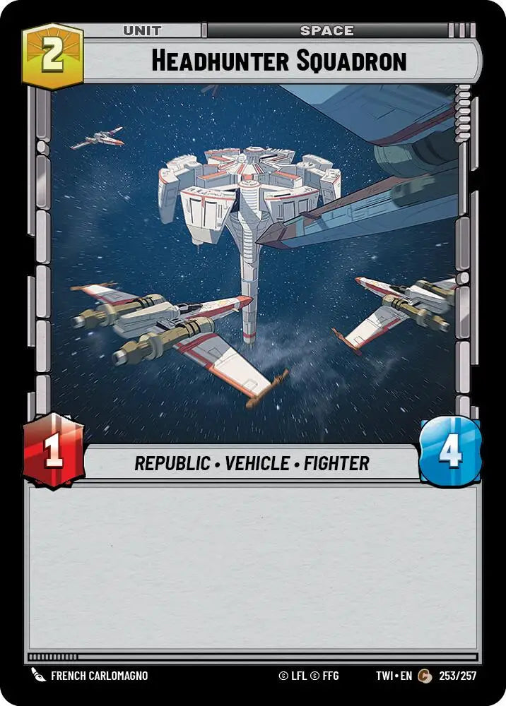 Headhunter Squadron (253/257) [Twilight of the Republic] - Star Wars: Unlimited Single
