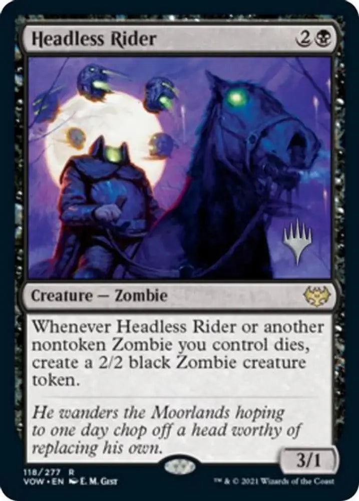 Headless Rider (Promo Pack) [Innistrad: Crimson Vow Promos] - MTG Single