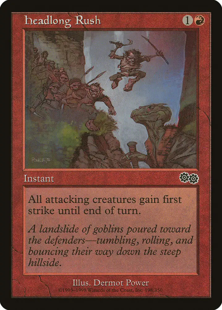 Headlong Rush [Urza’s Saga] - MTG Single