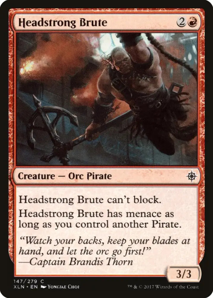 Headstrong Brute [Ixalan] - MTG Single