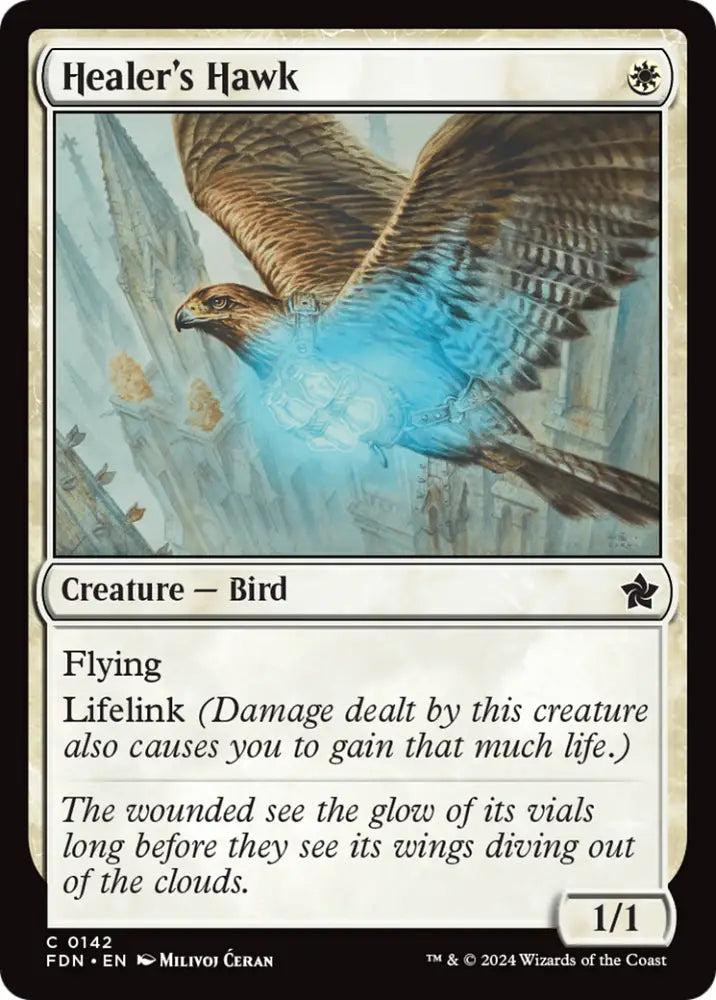 Healer’s Hawk [Foundations] - MTG Single