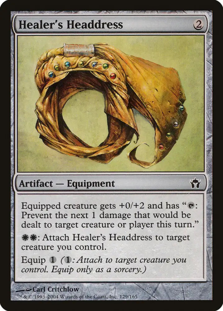 Healer’s Headdress [Fifth Dawn] - MTG Single
