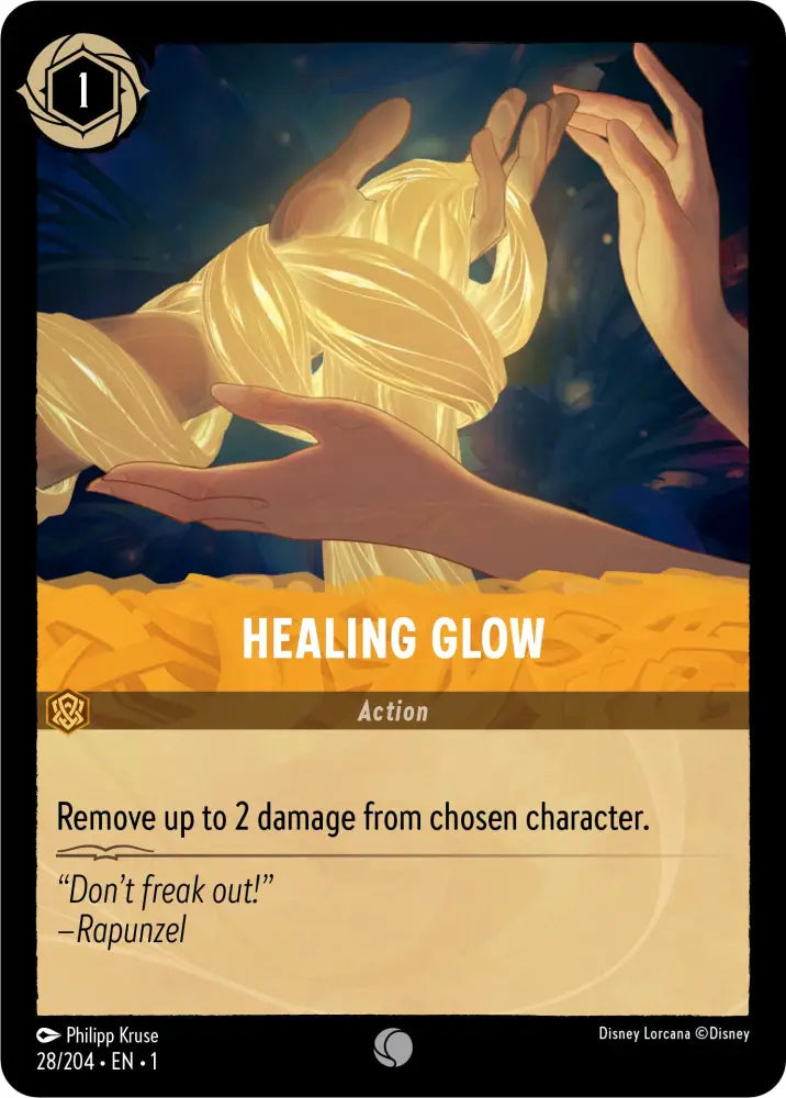 Healing Glow (28/204) [The First Chapter] - Lorcana Single
