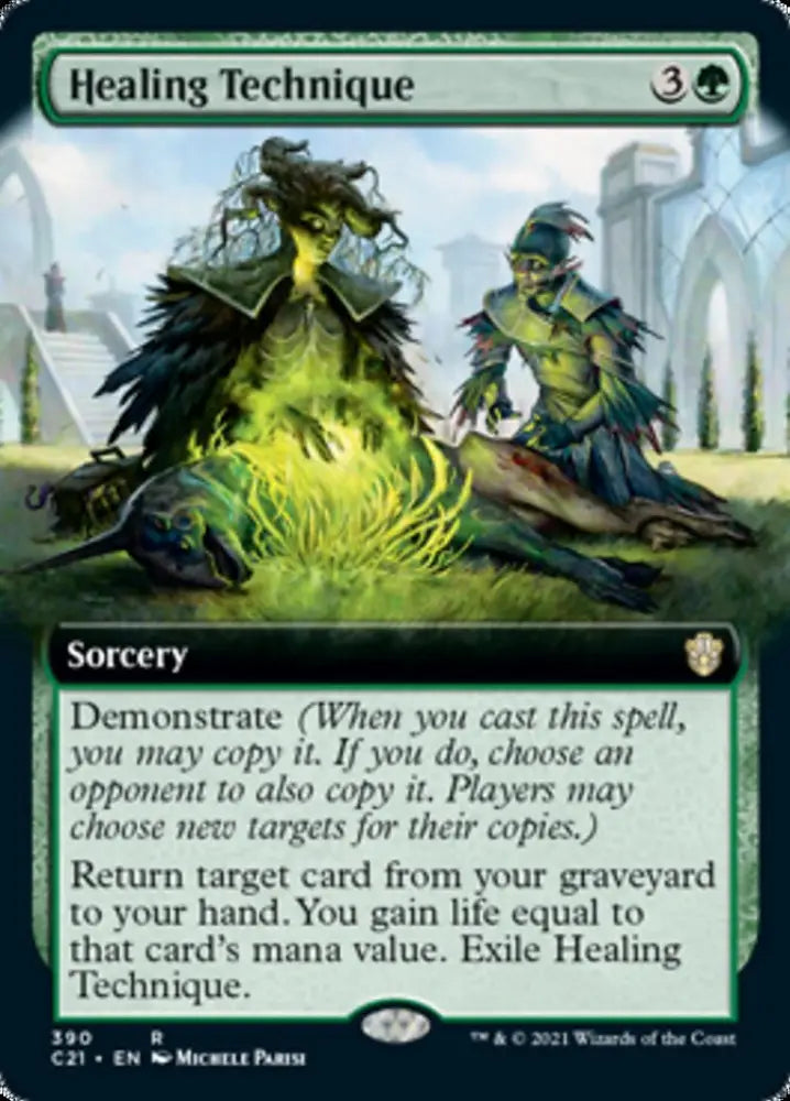 Healing Technique (Extended Art) [Commander 2021] - MTG Single