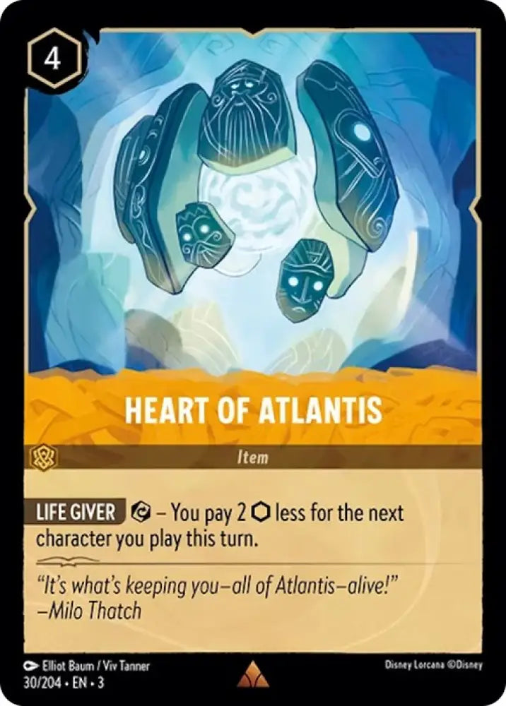 Heart of Atlantis (30/204) [Into the Inklands] - Lorcana Single