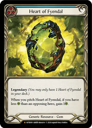Heart of Fyendal [Welcome to Rathe Unlimited] Unlimited Rainbow Foil - Flesh And Blood Single