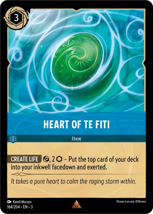 Heart of Te Fiti (164//204) [Into the Inklands] - Lorcana Single