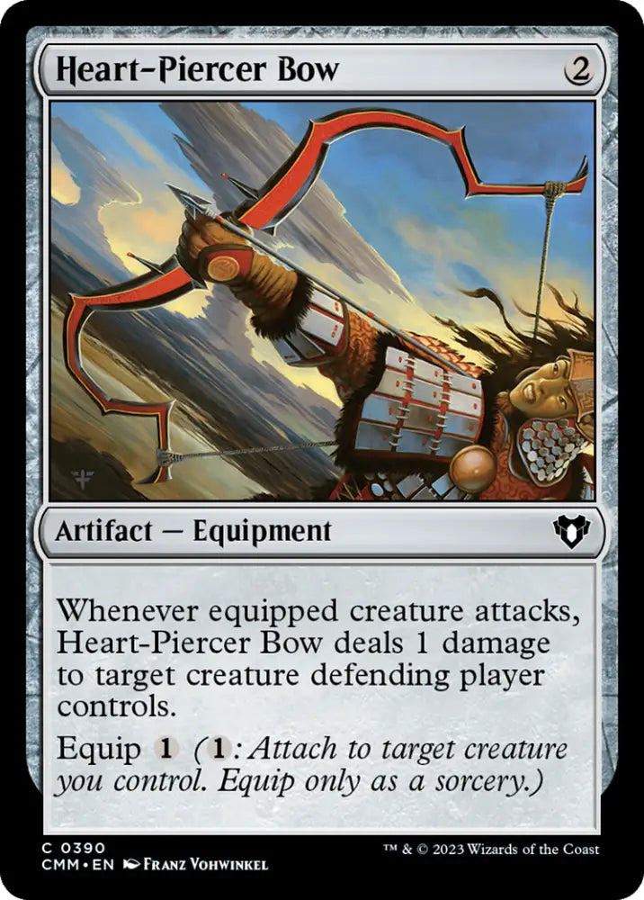 Heart-Piercer Bow [Commander Masters] - MTG Single