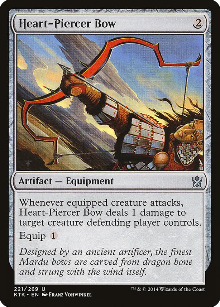 Heart-Piercer Bow [Khans of Tarkir] - MTG Single