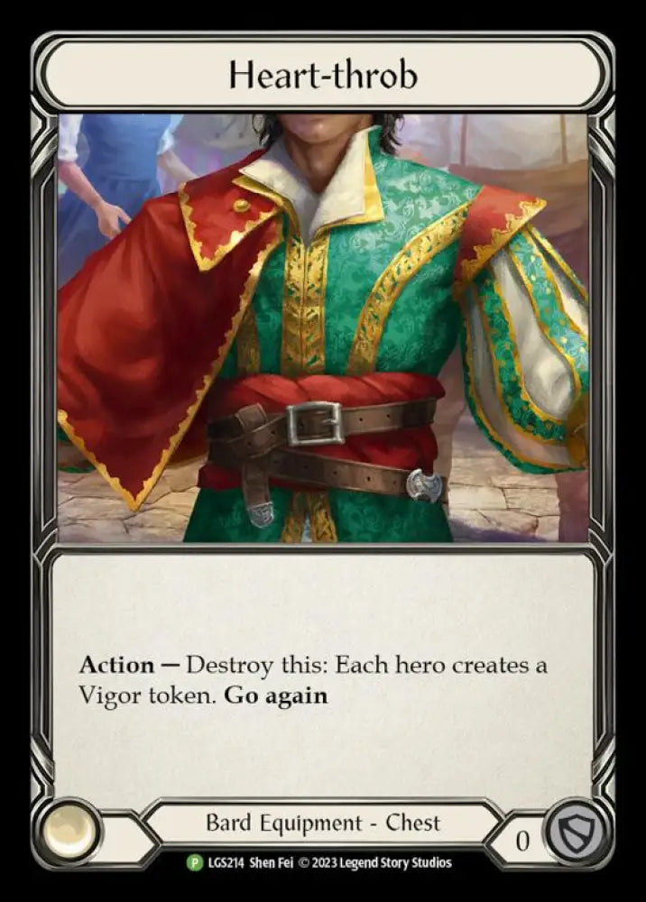 Heart-throb [LGS14] (Promo) Rainbow Foil - Flesh And Blood Single