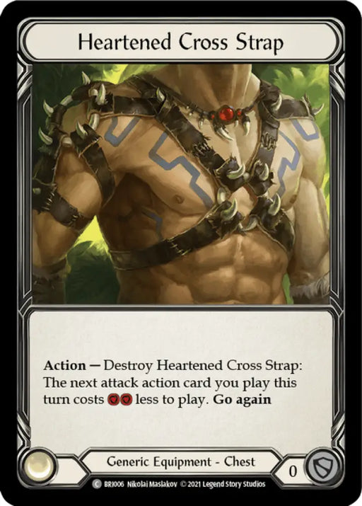 Heartened Cross Strap [Tales of Aria Blitz Deck] 1st Edition Normal - Flesh And Blood Single